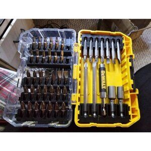 Screwdriver Bit Set with Tough Case, 45-Piece , Grey/Silver Screw